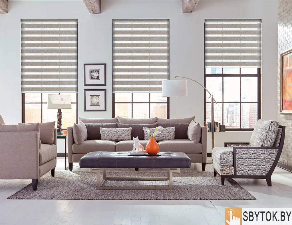 Рулонные и римские шторы, жалюзи, плиссе, москитные сетки, карнизы