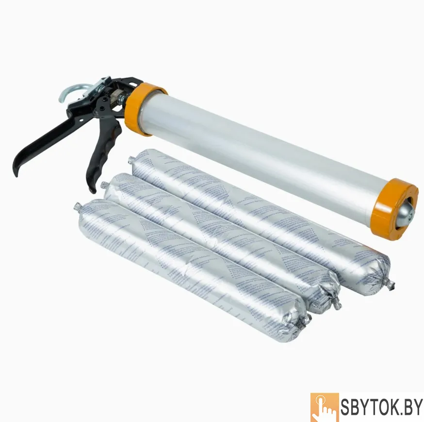 Клей-герметик автомобильный MS120 черный 600 мл УФ-стойкий