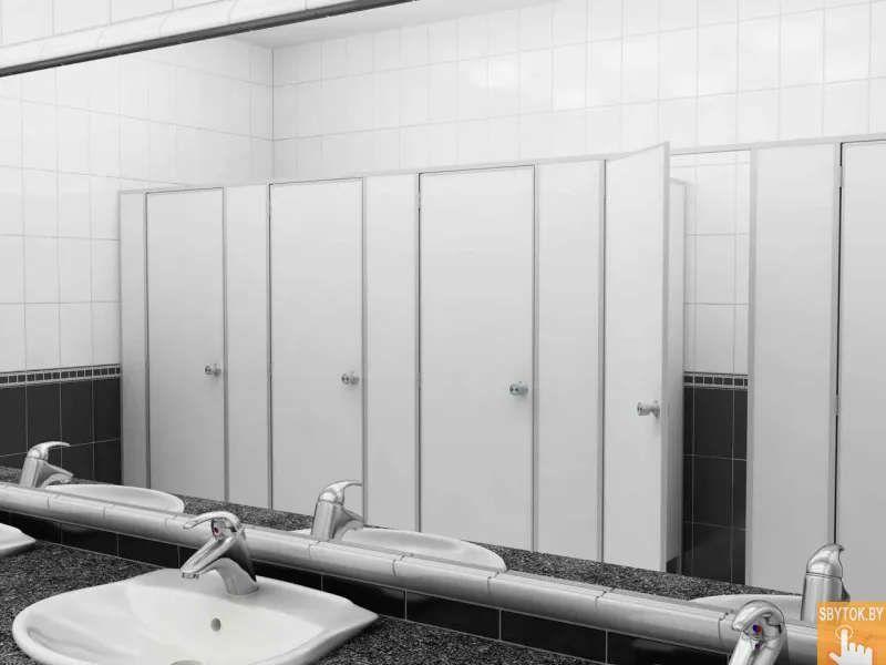 Изготовление и монтаж офисных, сантехнических и душевых перегородок и кабин из ПВХ, алюминия и ДСП