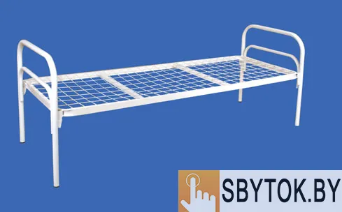 Кровати металлические, разнообразные тумбы из дсп