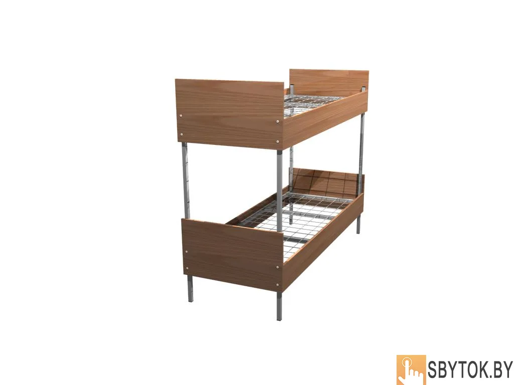 Кровати металлические, разнообразные тумбы из дсп