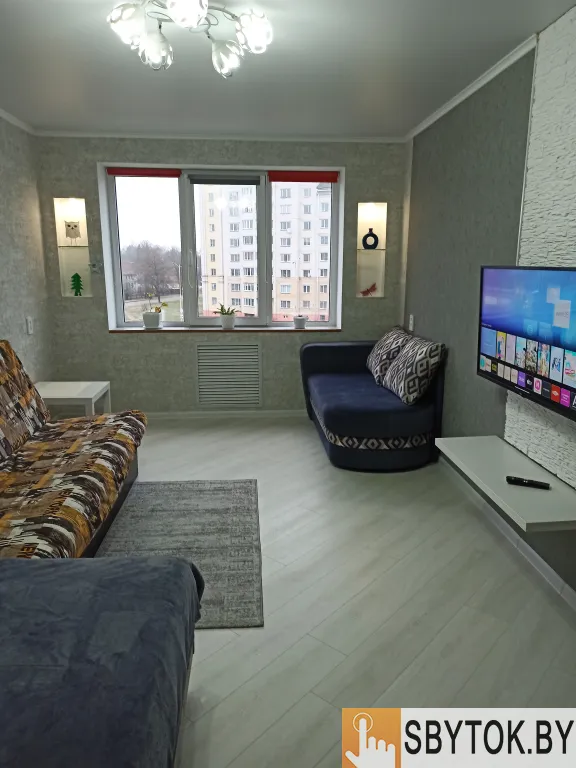 1-к. квартира на сутки с дизайнерским ремонтом