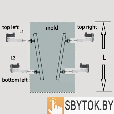 Онлайн-регулировка ширины кристаллизатора MTM-C100 и онлайн-измерение конусности