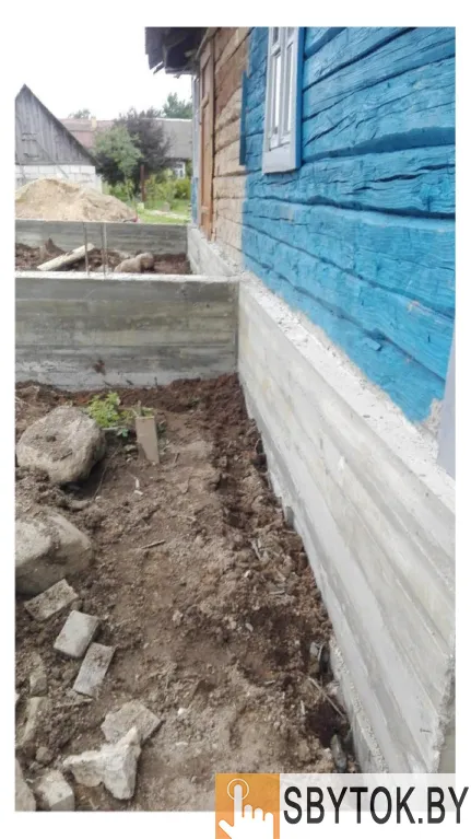 Замена фундамента под деревянные и каркасные дома, ремонт старых домов