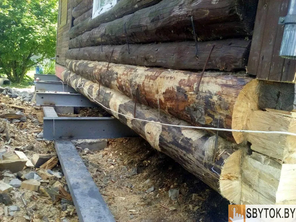 Замена венцов деревянных домов