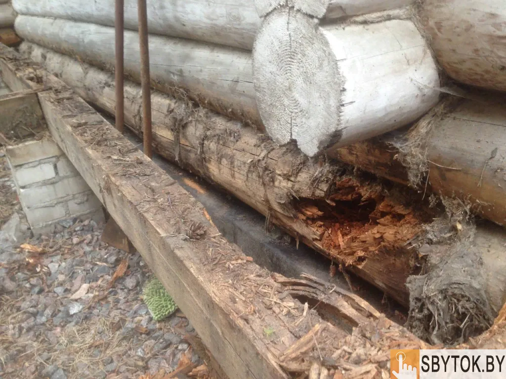 Замена венцов деревянных домов