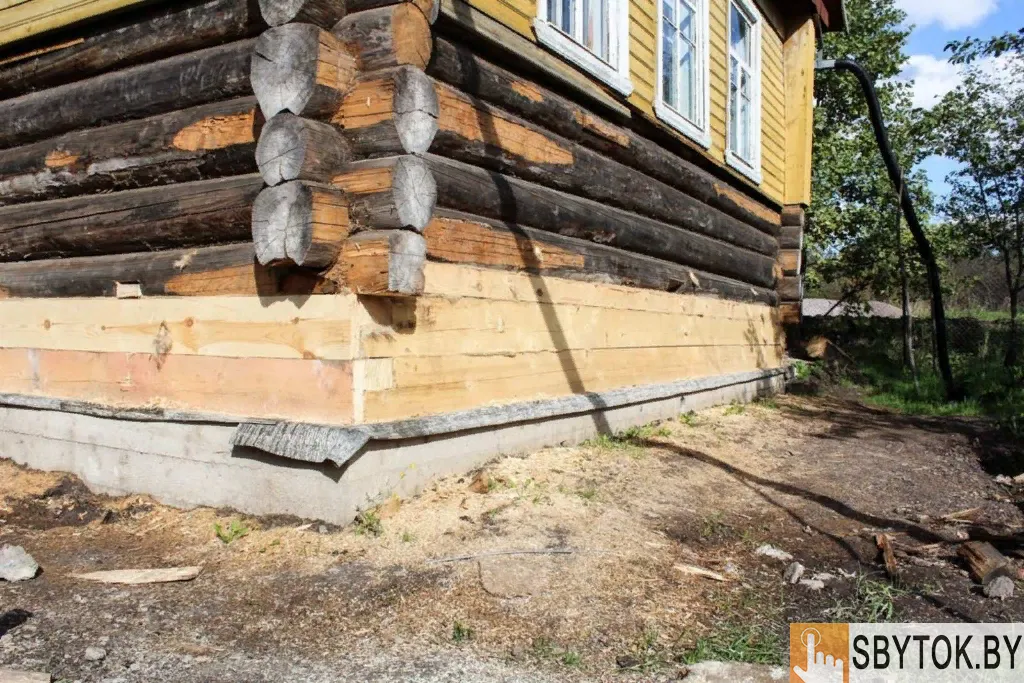 Замена венцов деревянных домов