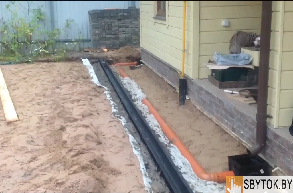 Устройство бетонной отмостки вокруг дома