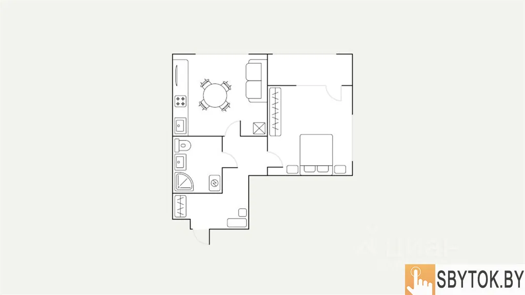 Квартира на сутки. Светлая красивая.