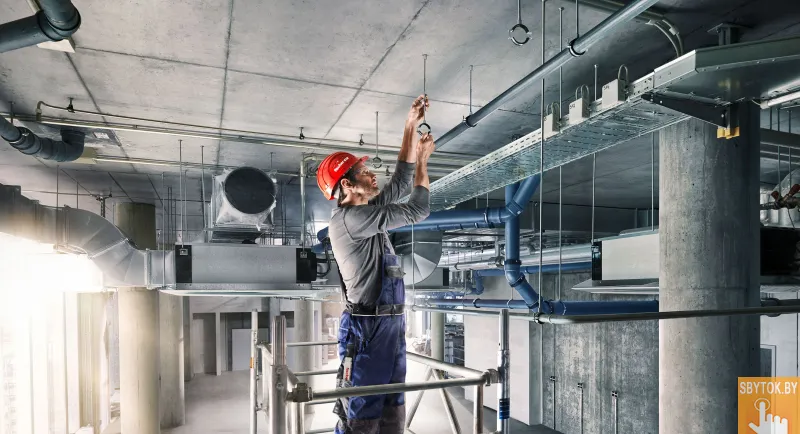 монтаж ремонт систем вентиляции и кондиционирования воздуха