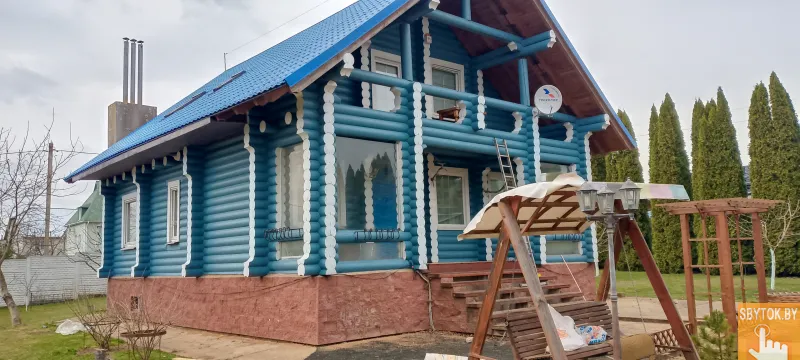 Шлифовка срубов